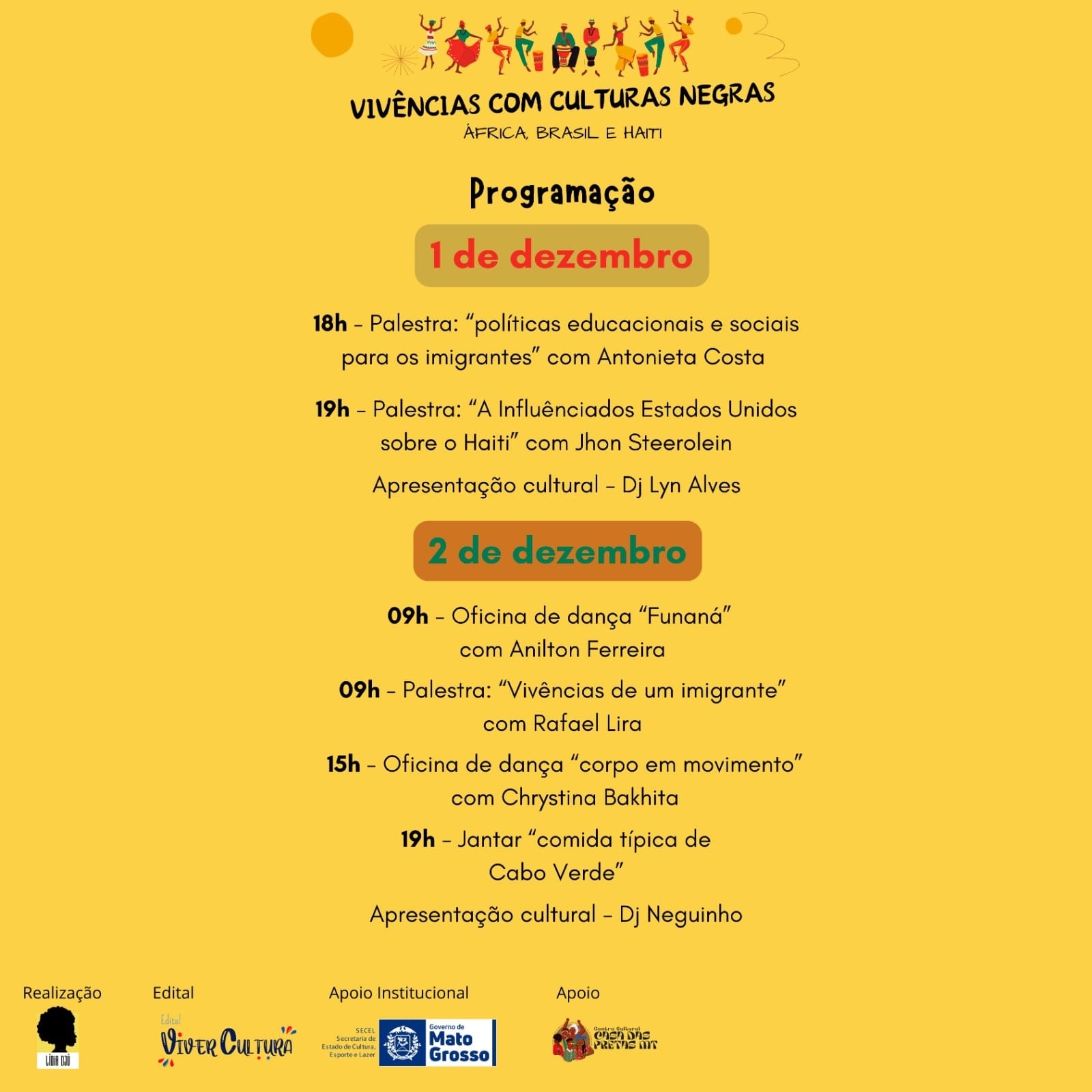 Vivências com Culturas Negras