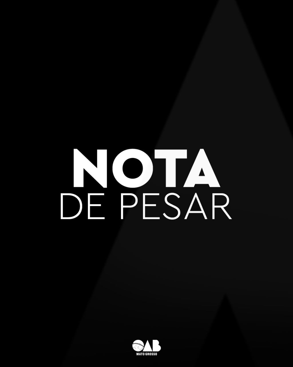 Nota de pesar - Wilmar David Lucas