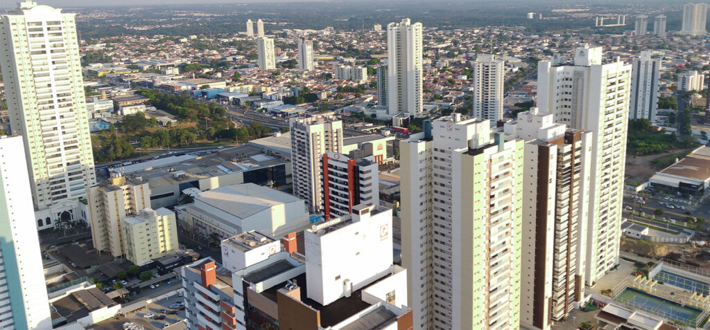 Cuiabá aérea imobiliário imóveis prédios