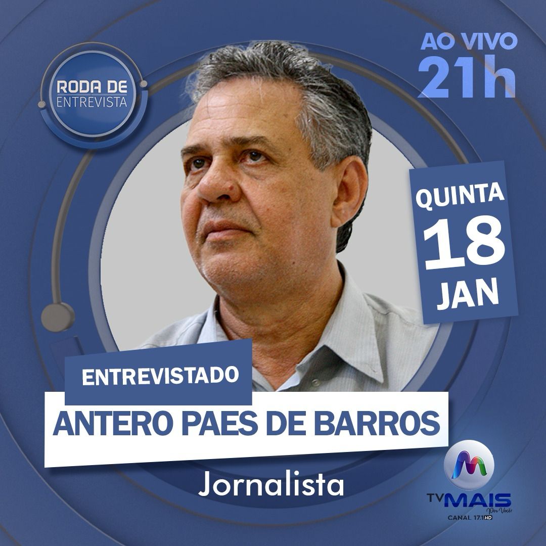 Antero entrevistado Roda de Entrevista