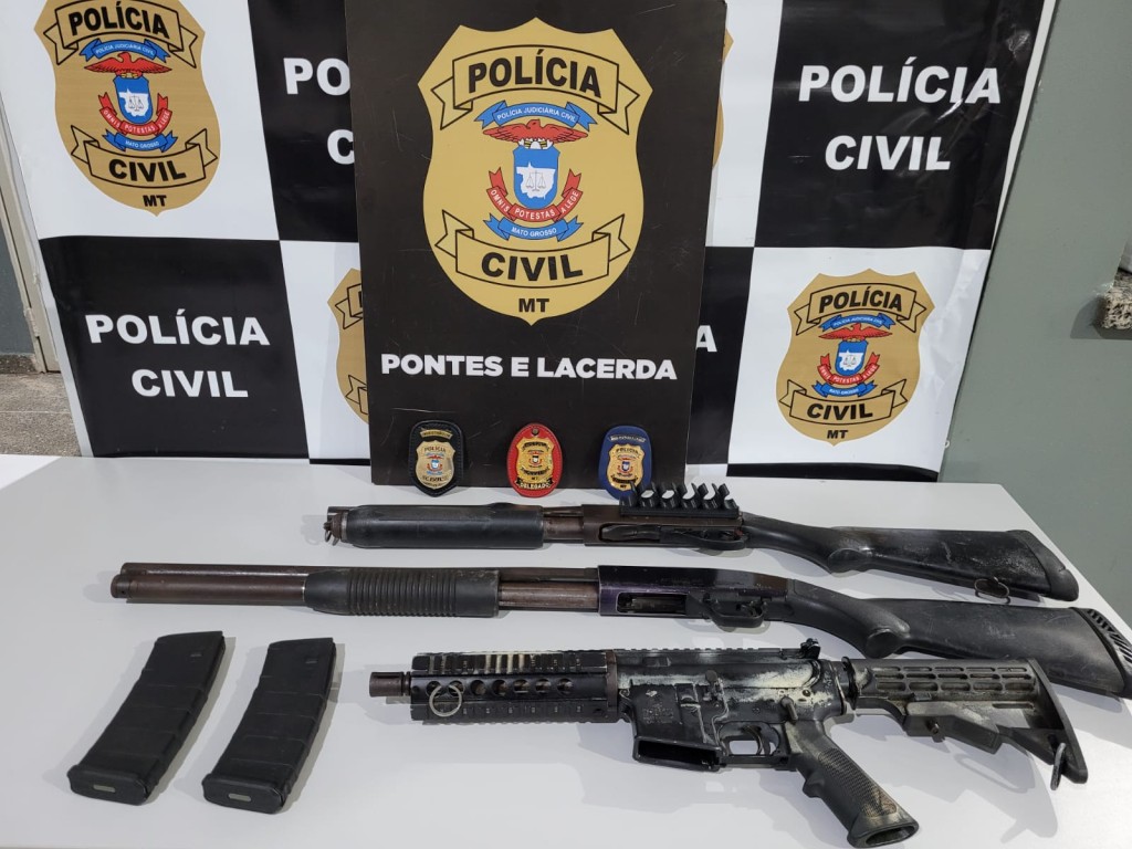 armas apreendidas
