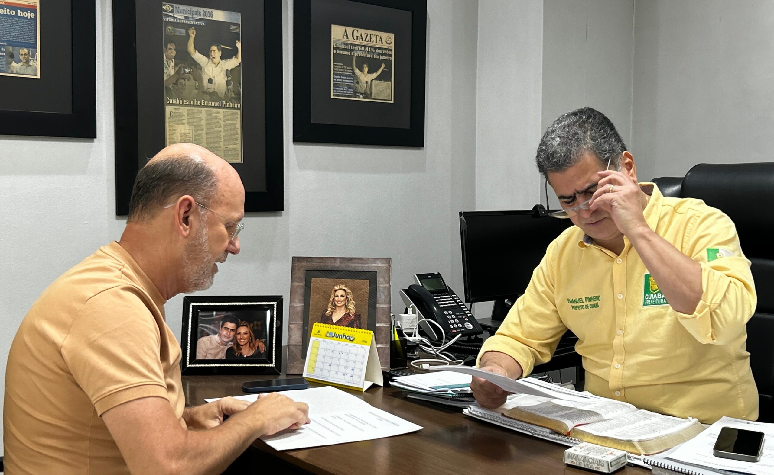 Carlos Avallone e Emanuel Pinheiro
