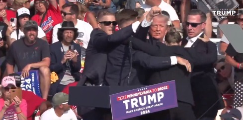 Trump comício