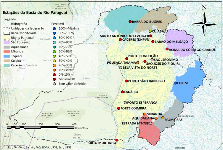 Mapa Bacia do Rio Paraguai