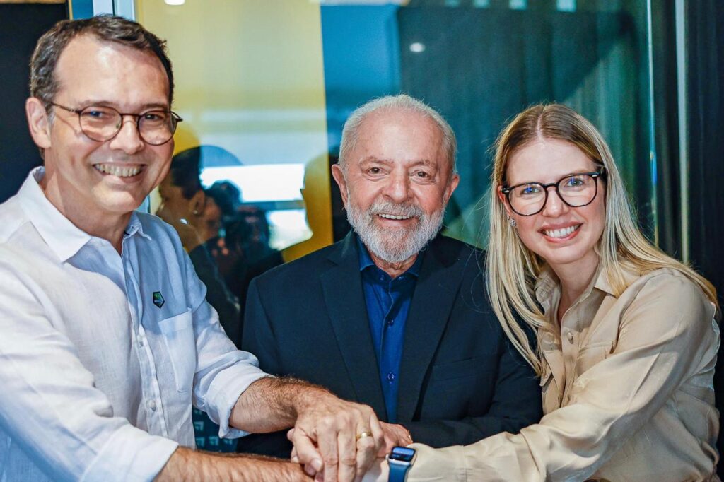 Lúdio Cabral, Lula e Rafaela Fávaro